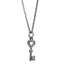 PSS1363 STAINLESS STEEL KEY PENDANT WITH HEART