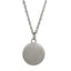 PSS1364 STAINLESS STEEL ROUND PENDANT WITH EYE