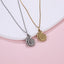 PSS1366 STAINLESS STEEL CROSS-CUT CONCH PENDANT