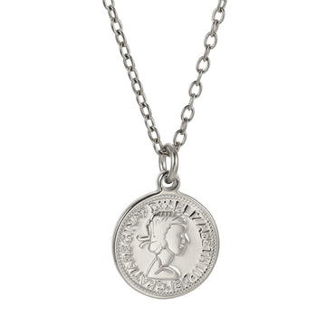 PSS1367 STAINLESS STEEL COIN PENDANT