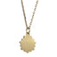 PSS1368 STAINLESS STEEL SUNFLOWER PENDANT