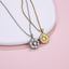 PSS1368 STAINLESS STEEL SUNFLOWER PENDANT