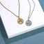 PSS1369 STAINLESS STEEL ROUND PENDANT WITH STAR