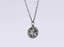 PSS1369 STAINLESS STEEL ROUND PENDANT WITH STAR