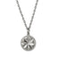 PSS1369 STAINLESS STEEL ROUND PENDANT WITH STAR