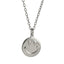 PSS1370 STAINLESS STEEL ROUND SMILE FACE PENDANT