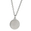 PSS1371 STAINLESS STEEL ROUND PENDANT WITH STAR