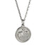 PSS1372 STAINLESS STEEL ROUND PENDANT WITH CROWN