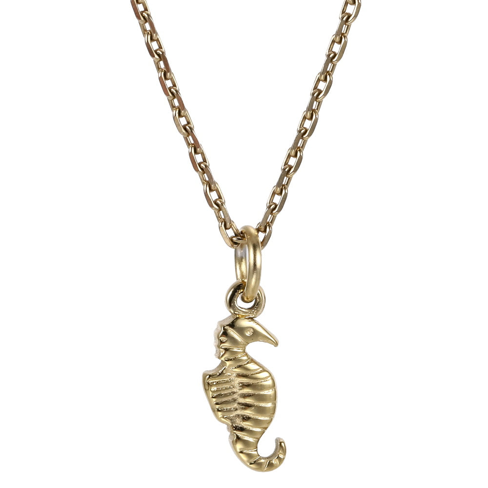 PSS1373 STAINLESS STEEL SMALL SEAHORSE PENDANT