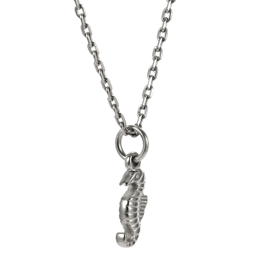 PSS1373 STAINLESS STEEL SMALL SEAHORSE PENDANT