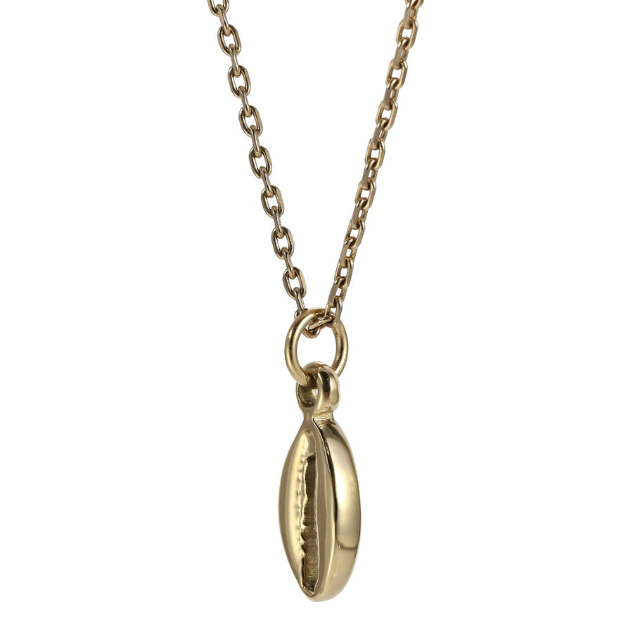 PSS1374 STAINLESS STEEL COWRIE SHELL PENDANT
