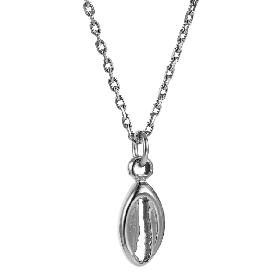PSS1374 STAINLESS STEEL COWRIE SHELL PENDANT