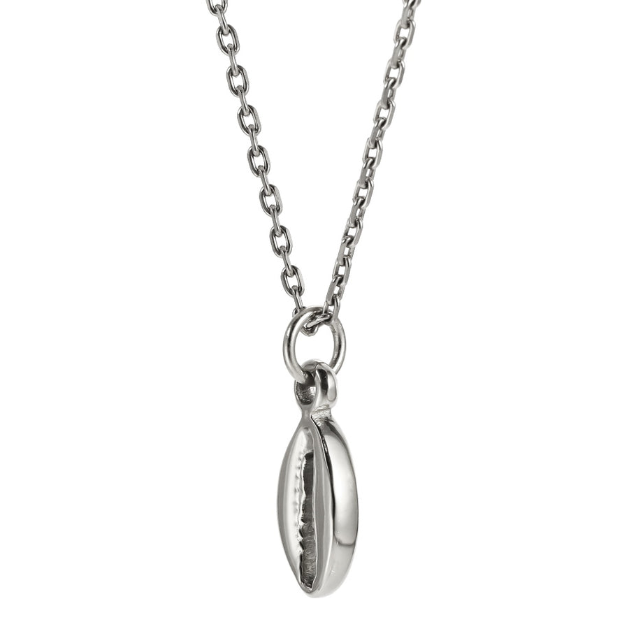 PSS1374 STAINLESS STEEL COWRIE SHELL PENDANT