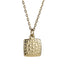 PSS1375 STAINLESS STEEL SQUARE PENDANT WITH BUBBLES
