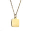 PSS1375 STAINLESS STEEL SQUARE PENDANT WITH BUBBLES