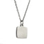 PSS1375 STAINLESS STEEL SQUARE PENDANT WITH BUBBLES