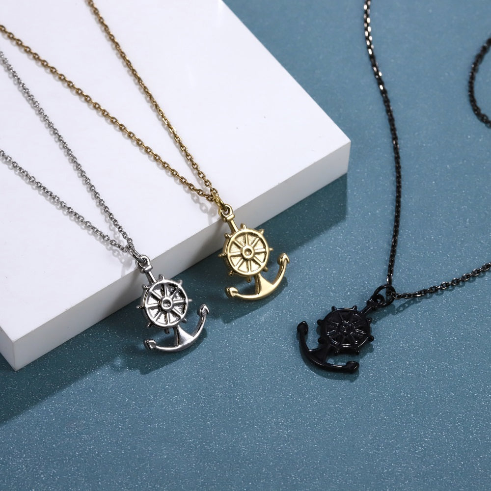 PSS1376 STAINLESS STEEL ANCHOR PENDANT