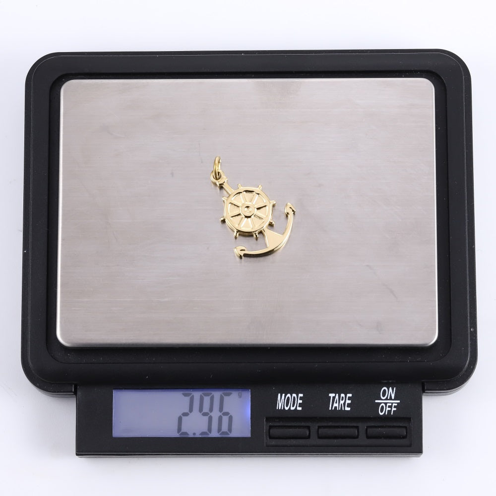 PSS1376 STAINLESS STEEL ANCHOR PENDANT