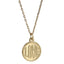 PSS1378 STAINLESS STEEL ROUND PENDANT WITH "LOVE"