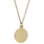 PSS1378 STAINLESS STEEL ROUND PENDANT WITH "LOVE"