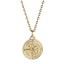 PSS1379 STAINLESS STEEL ROUND COMPASS PENDANT
