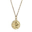 PSS1380 STAINLESS STEEL ROUND PENDANT WITH STAR