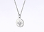 PSS1380 STAINLESS STEEL ROUND PENDANT WITH STAR