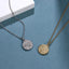 PSS1381 STAINLESS STEEL ROUND PENDANT WITH SUN