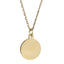 PSS1382 STAINLESS STEEL ROUND PENDANT WITH STAR