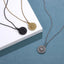 PSS1382 STAINLESS STEEL ROUND PENDANT WITH STAR
