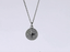 PSS1382 STAINLESS STEEL ROUND PENDANT WITH STAR