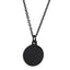 PSS1382 STAINLESS STEEL ROUND PENDANT WITH STAR