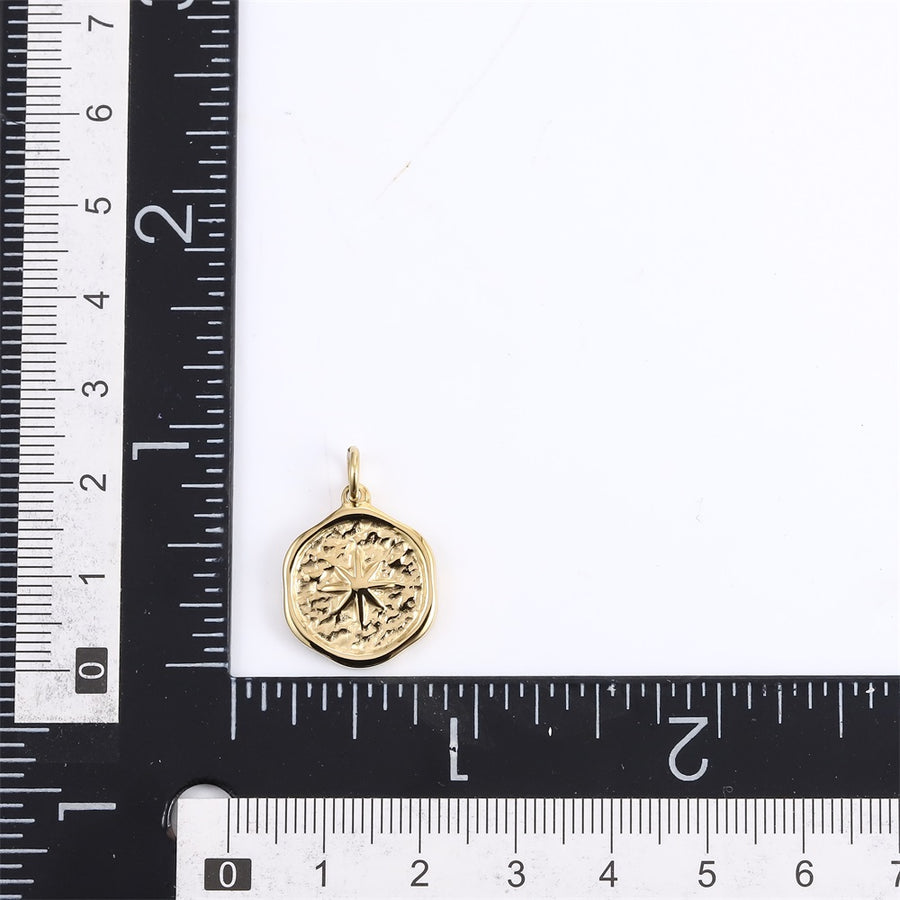 PSS1383 STAINLESS STEEL PENDANT WITH STAR