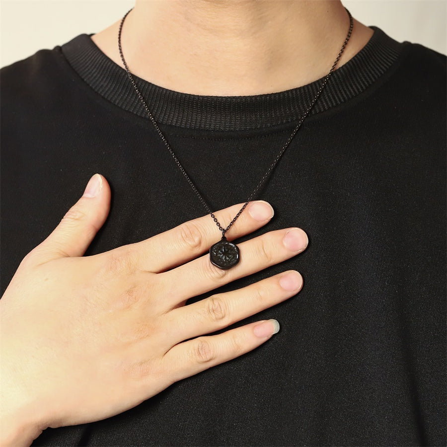 PSS1383 STAINLESS STEEL PENDANT WITH STAR