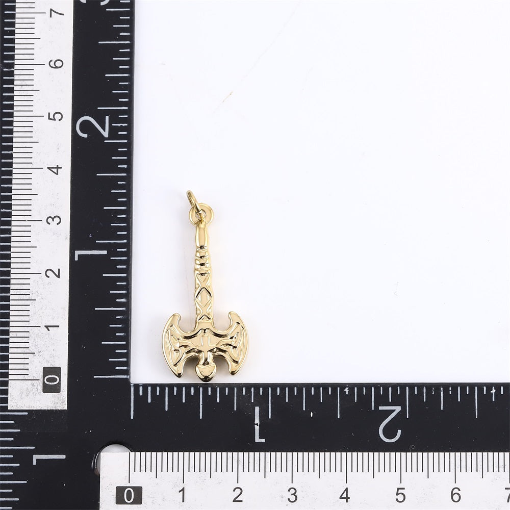PSS1385 STAINLESS STEEL VIKING AXE PENDANT