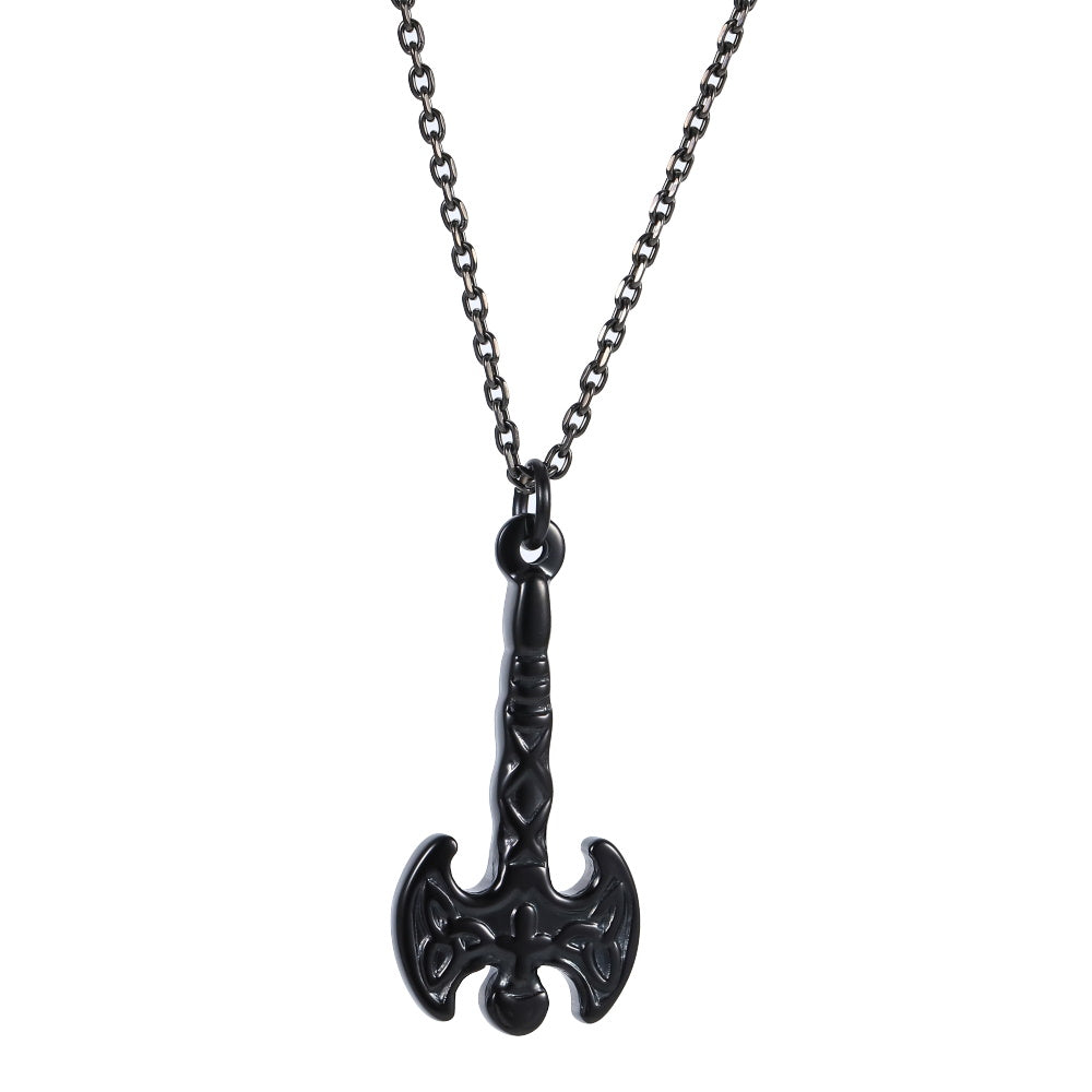 PSS1385 STAINLESS STEEL VIKING AXE PENDANT