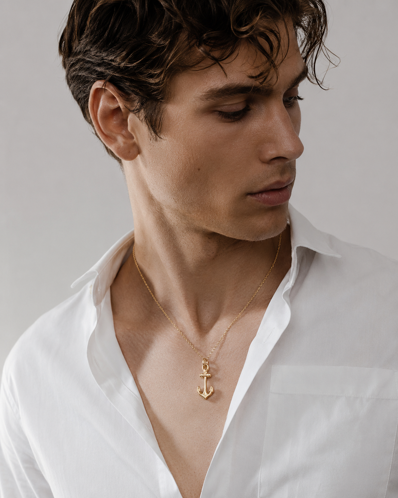 PSS1386 STAINLESS STEEL ANCHOR PENDANT