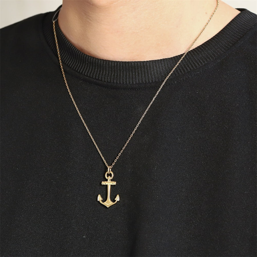 PSS1386 STAINLESS STEEL ANCHOR PENDANT