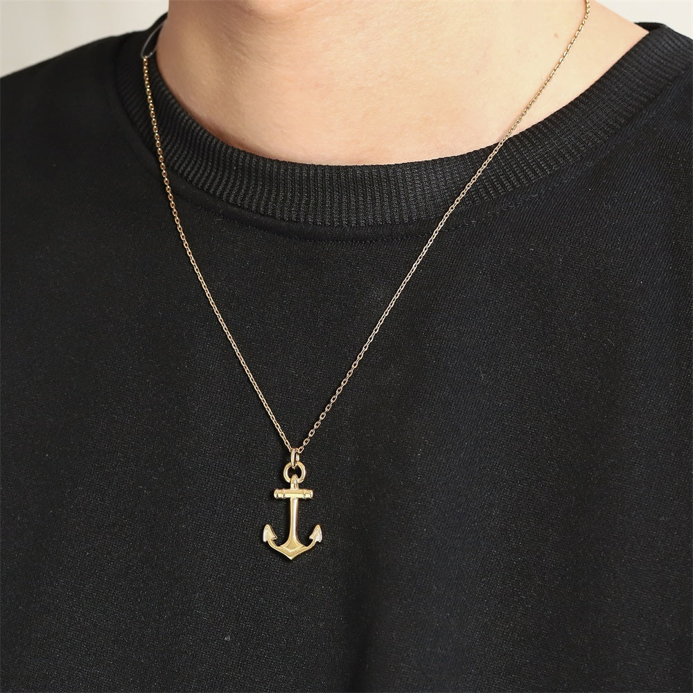 PSS1386 STAINLESS STEEL ANCHOR PENDANT