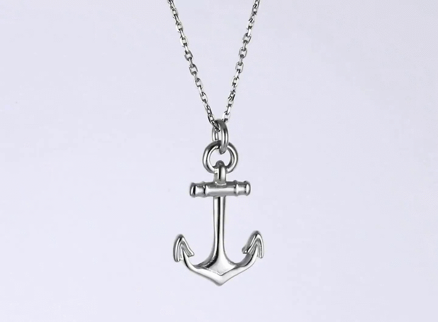 PSS1386 STAINLESS STEEL ANCHOR PENDANT