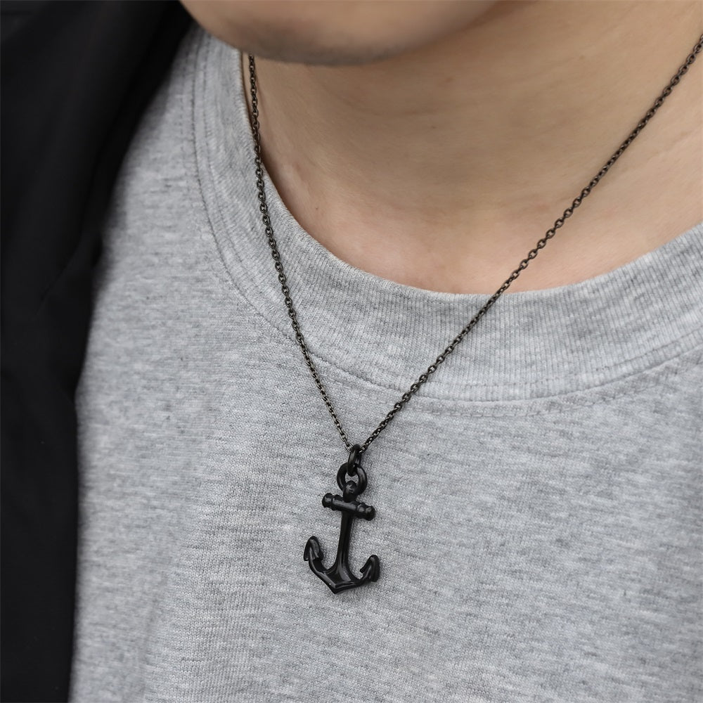 PSS1386 STAINLESS STEEL ANCHOR PENDANT