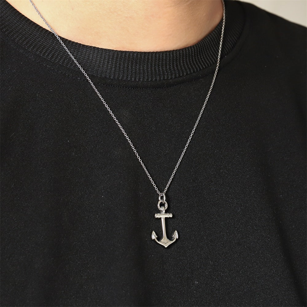PSS1386 STAINLESS STEEL ANCHOR PENDANT