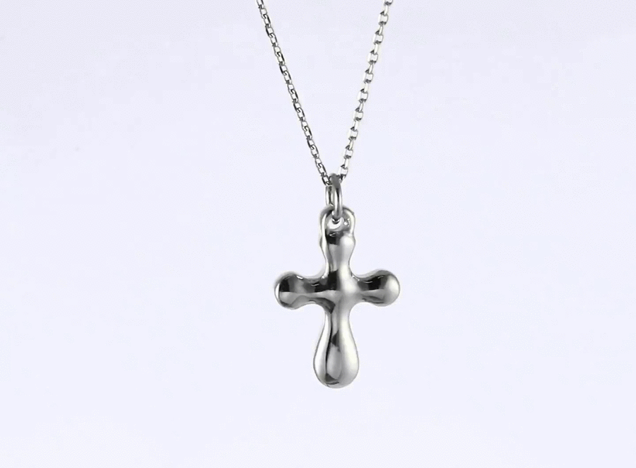 PSS1387 STAINLESS STEEL CROSS PENDANT