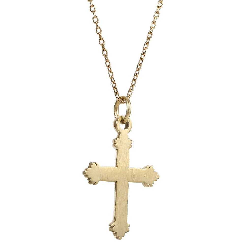 PSS1388 STAINLESS STEEL CROSS PENDANT