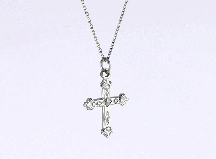 PSS1388 STAINLESS STEEL CROSS PENDANT