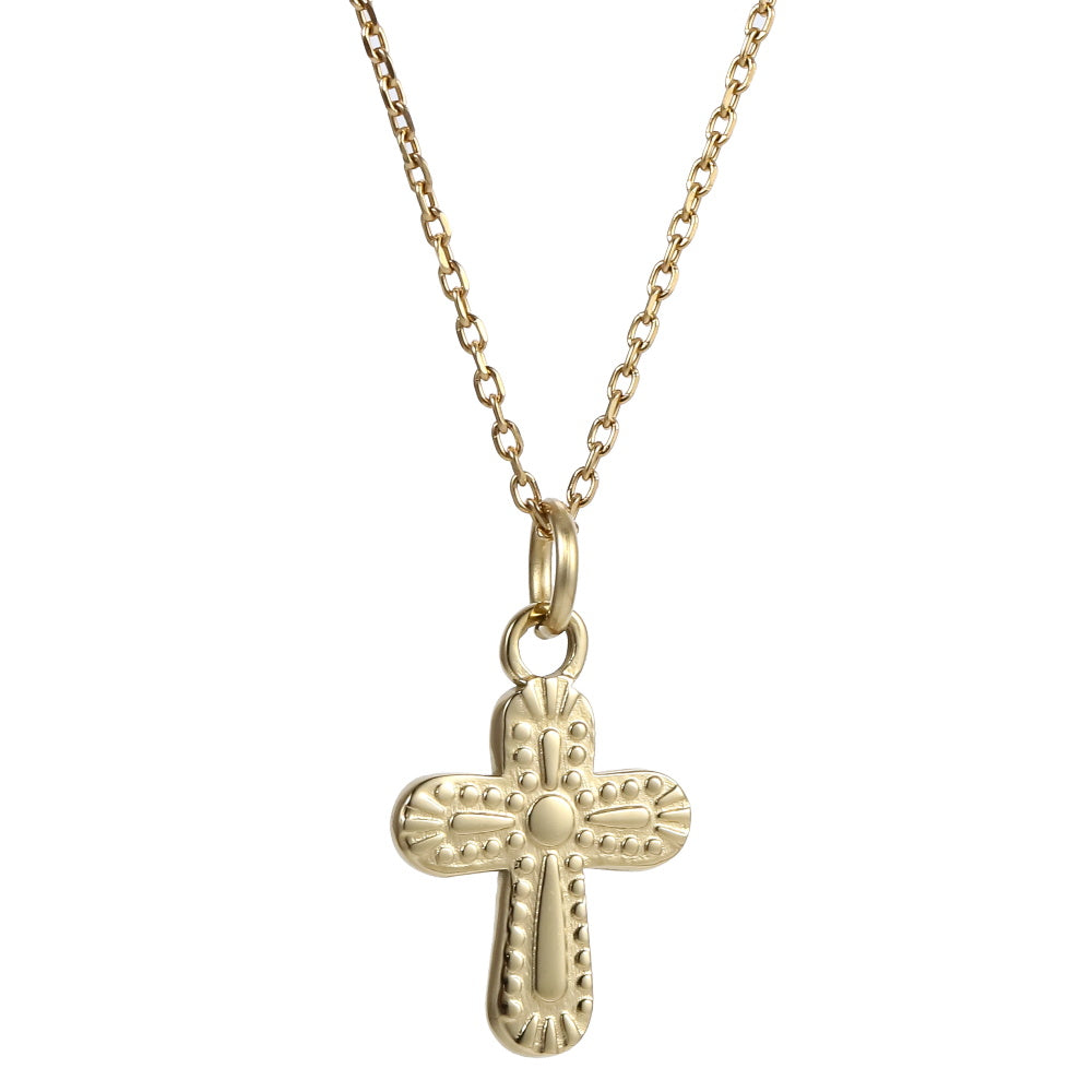 PSS1389 STAINLESS STEEL CROSS PENDANT