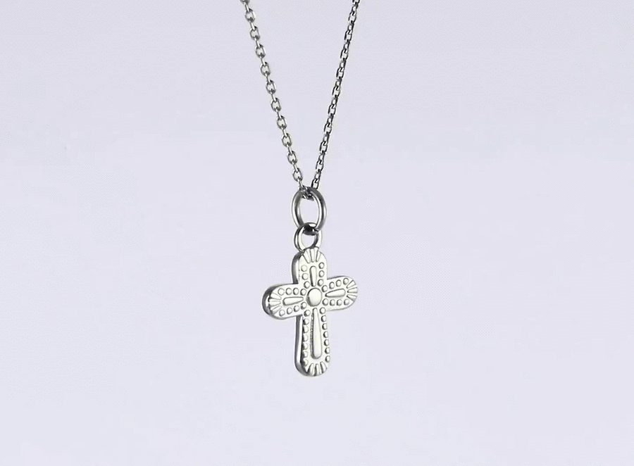 PSS1389 STAINLESS STEEL CROSS PENDANT