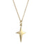 PSS1390 STAINLESS STEEL FOUR-POINT STAR PENDANT
