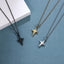 PSS1390 STAINLESS STEEL FOUR-POINT STAR PENDANT