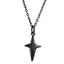 PSS1390 STAINLESS STEEL FOUR-POINT STAR PENDANT